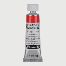 Watercolour paint Schmincke Horadam Aquarell geranium red 15 ml. 341