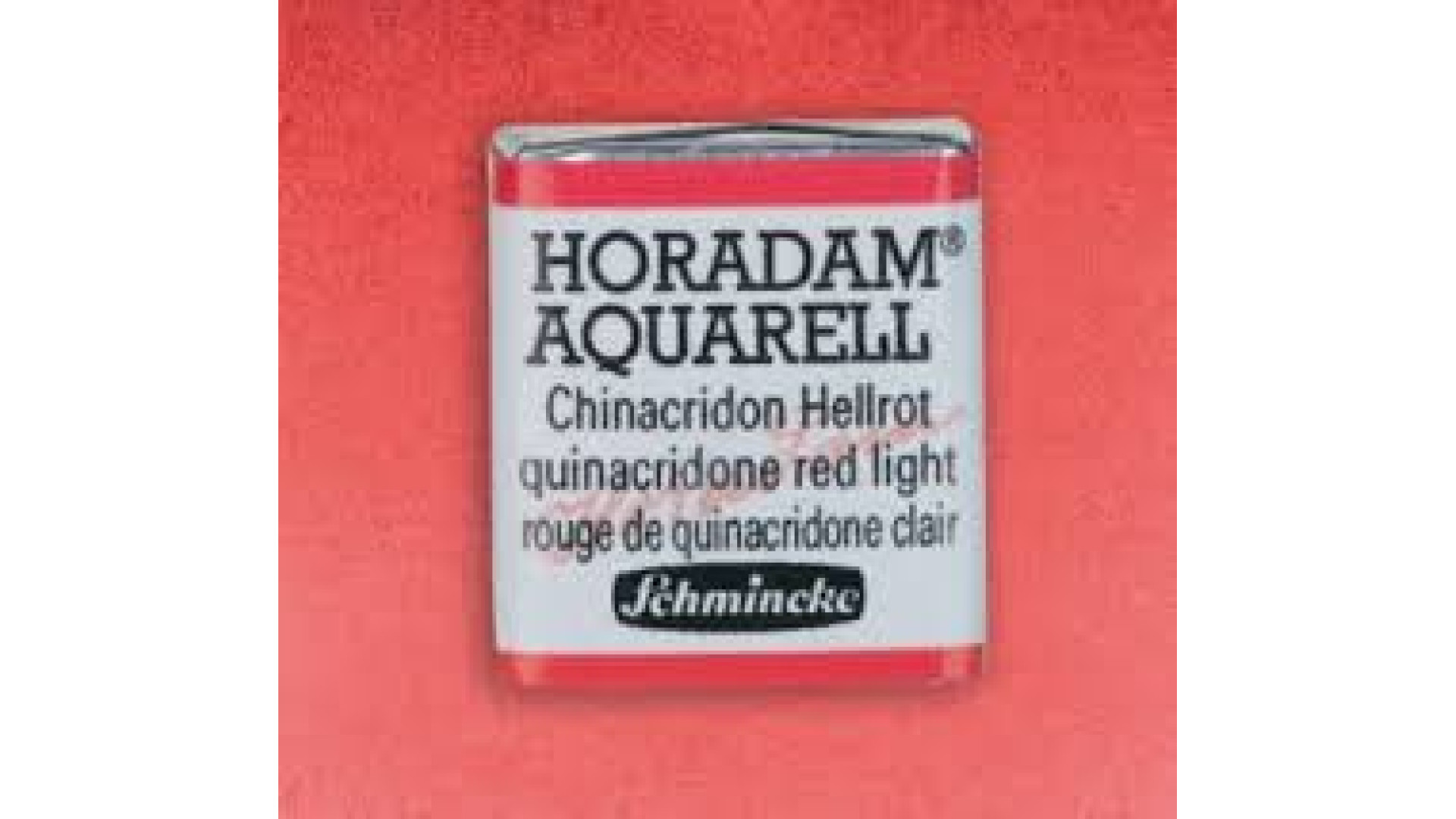 Watercolour paint Schmincke Horadam Aquarell quinacridone red light 343