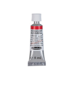 Watercolour paint Schmincke Horadam Aquarell quinacridone red light 5 ml. 343