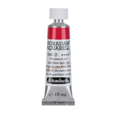 Watercolour paint Schmincke Horadam Aquarell perylene dark red 15 ml. 344