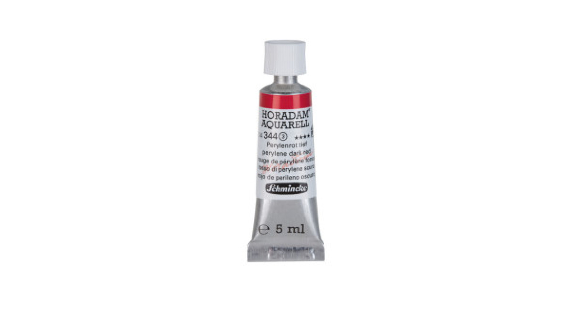 Watercolour paint Schmincke Horadam Aquarell perylene dark red 5 ml. 344