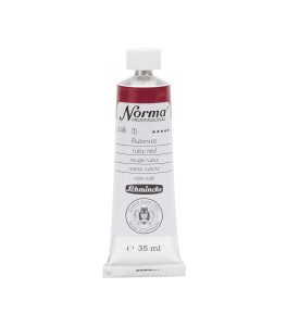 Oil paint Schmincke Norma Professional ruby red hue. 35 ml. 346