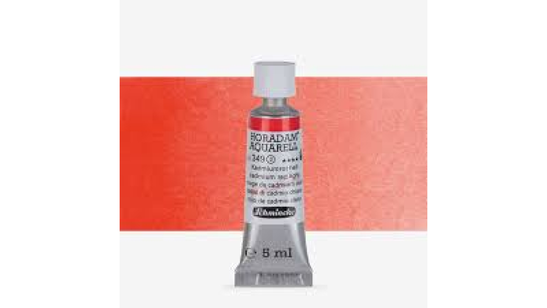 Watercolour paint Schmincke Horadam Aquarell cadmium red light 5 ml. 349