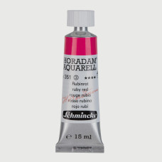 Watercolour paint Schmincke Horadam Aquarell ruby red 15 ml. 351