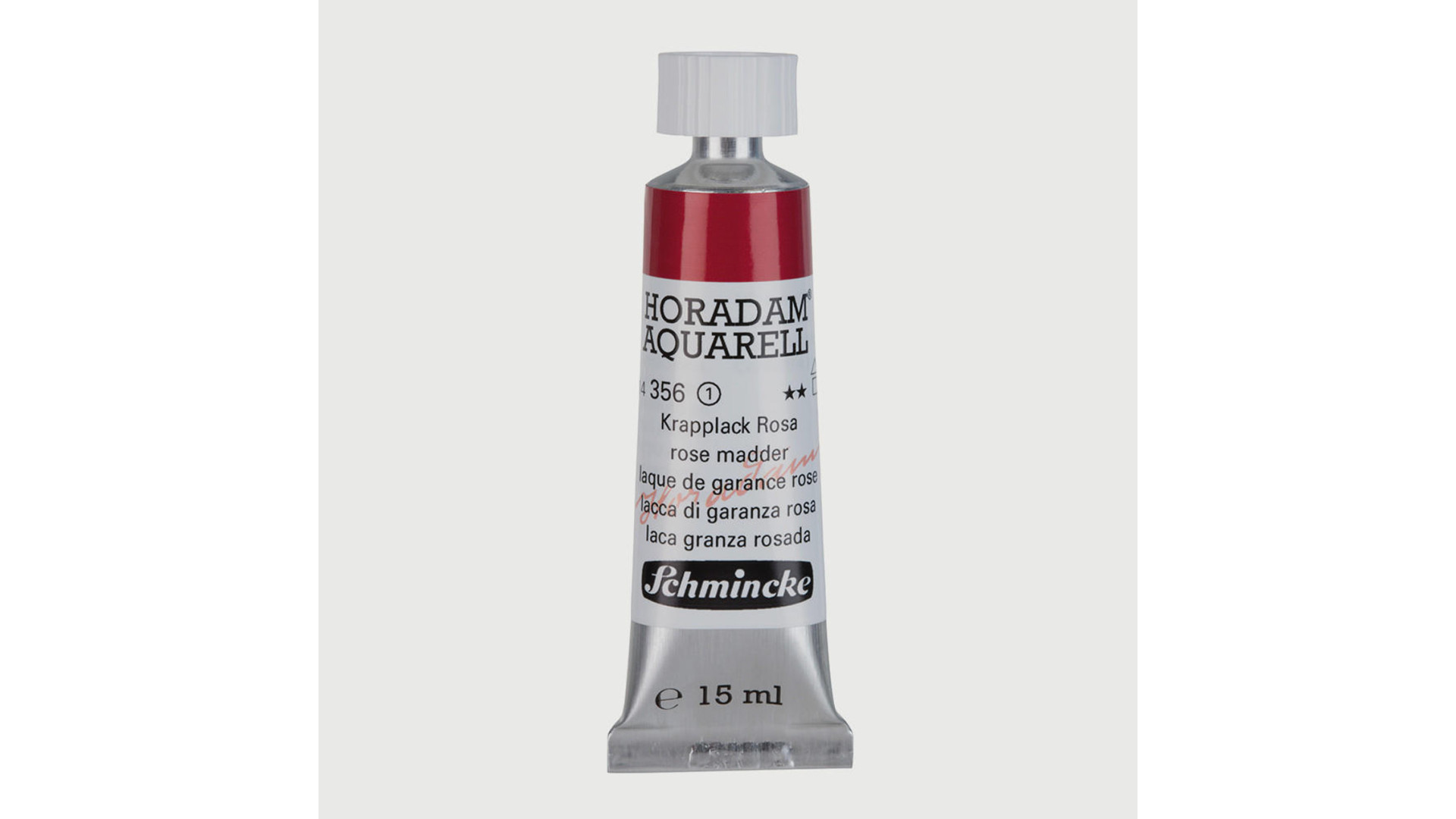 Watercolour paint Schmincke Horadam Aquarell rose madder 15 ml. 356