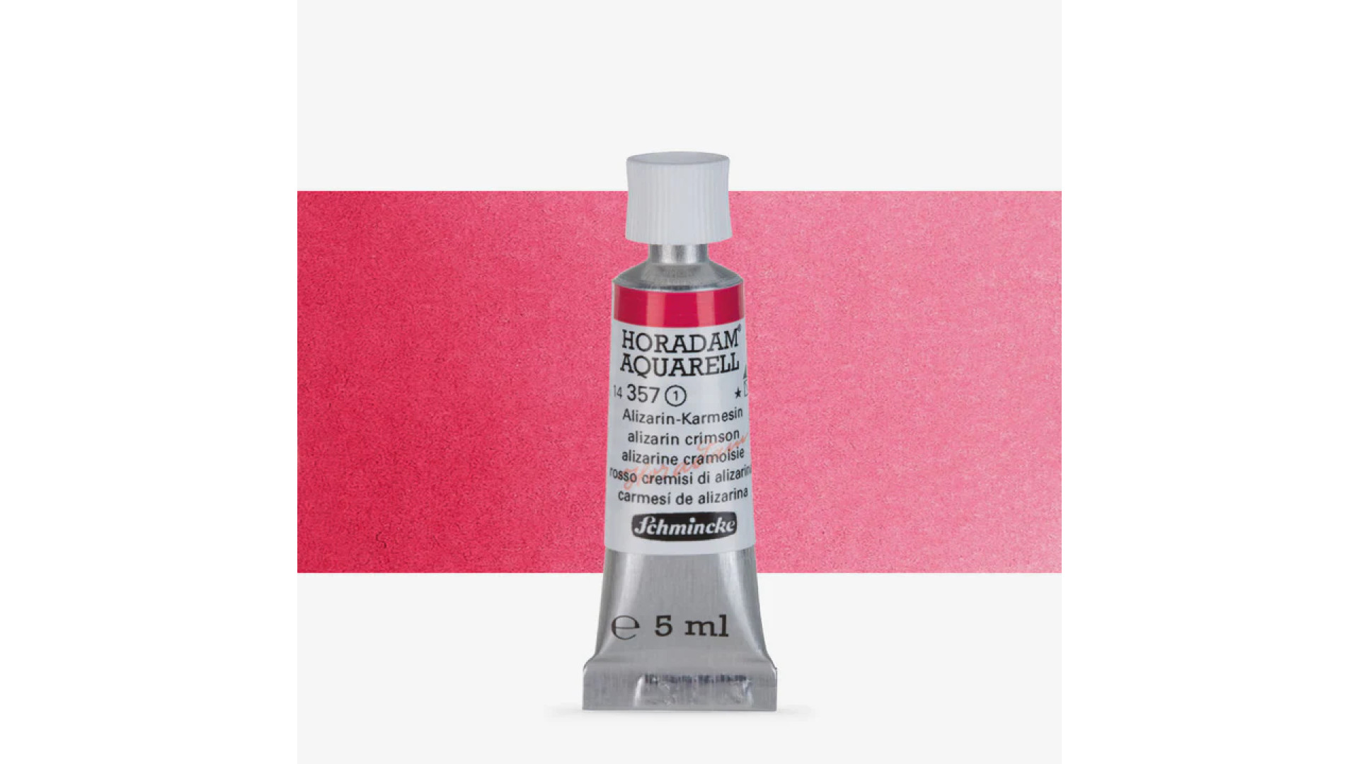 Watercolour paint Schmincke Horadam Aquarell alizarin crimson 5 ml. 357