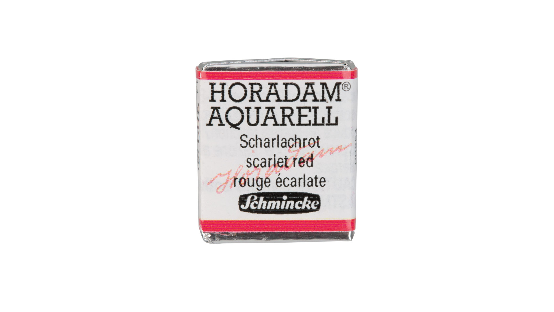 Watercolour paint Schmincke Horadam Aquarell scarlet red 363