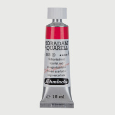 Watercolour paint Schmincke Horadam Aquarell scarlet red 15 ml. 363