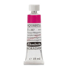 Watercolour paint Schmincke Horadam Aquarell purple magenta 15 ml. 367