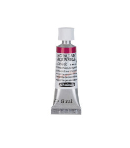 Watercolour paint Schmincke Horadam Aquarell quinacridone magenta 5 ml. 369