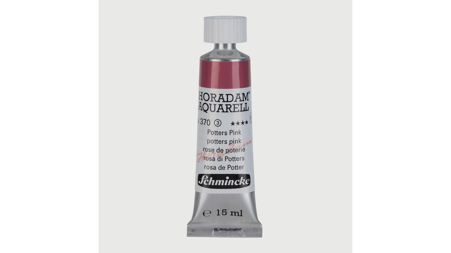 Watercolour paint Schmincke Horadam Aquarell potters pink 15 ml. 370