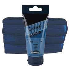 Farba akrylowa Schmincke College indigo 75 ml. 400