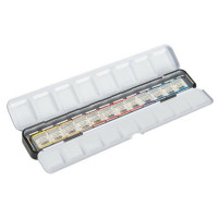 Schmincke HORADAM Watercolour Hazel Soan Edition – Monorail Metal Box, 12 × 1/2 Pans