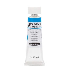 Oil paint Schmincke Akademie primary cyan 60 ml. 402