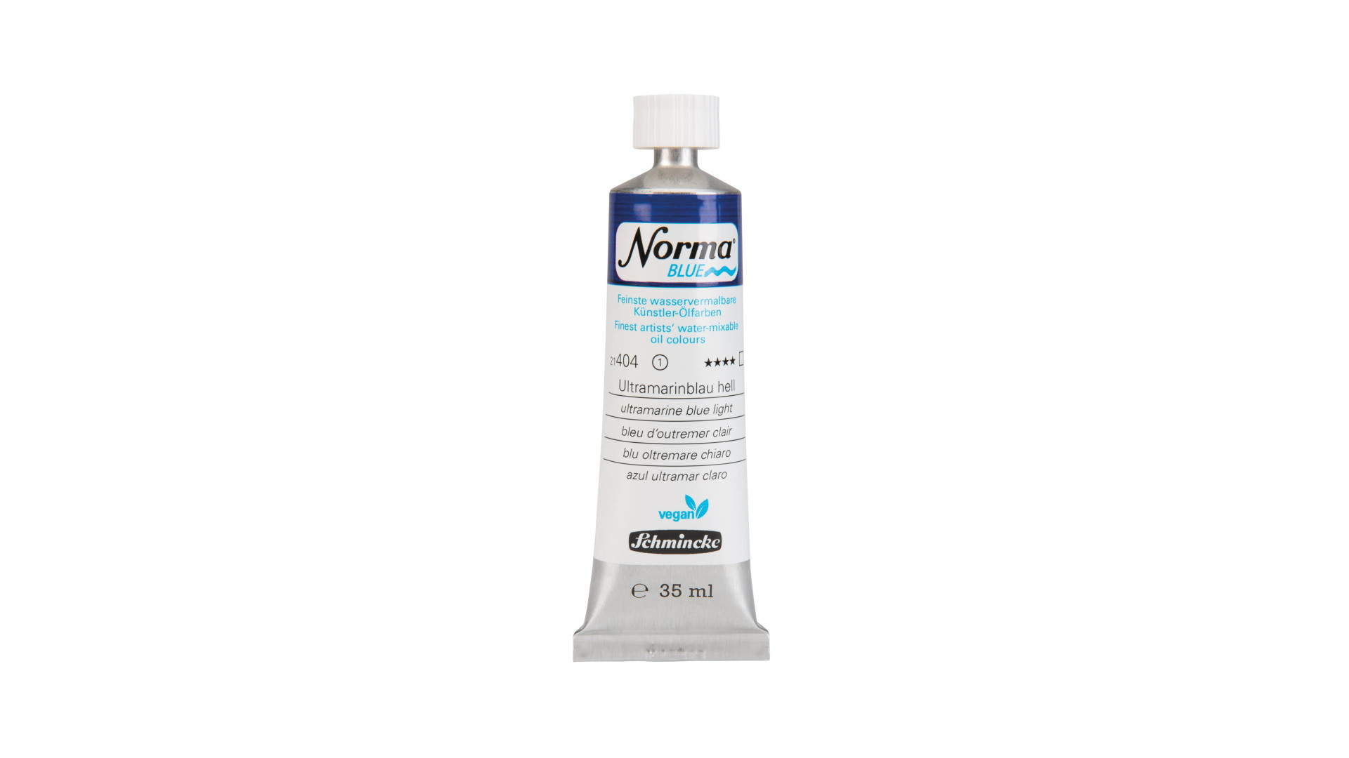 Farba olejna Schmincke Norma Professional ultramaryna niebieska jasna odcień. 35 ml. 404