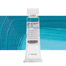 Oil paint Schmincke Akademie aquamarine turquoise 60 ml. 414