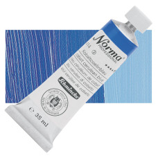 Farba olejna Schmincke Norma Professional kobaltowy błękitny odcień. 35 ml. 414
