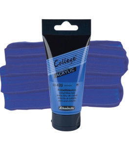 Farba akrylowa Schmincke College o odcieniu kobaltowego niebieskiego 75 ml. 420