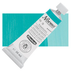 Farba olejna Schmincke Norma Professional w odcieniu kobaltowego turkusu. 35 ml. 426