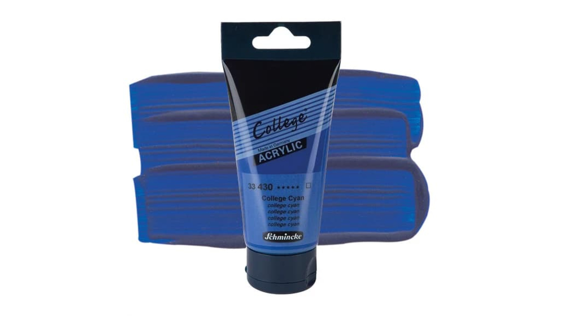 Farba akrylowa Schmincke College cyan 75 ml. 430