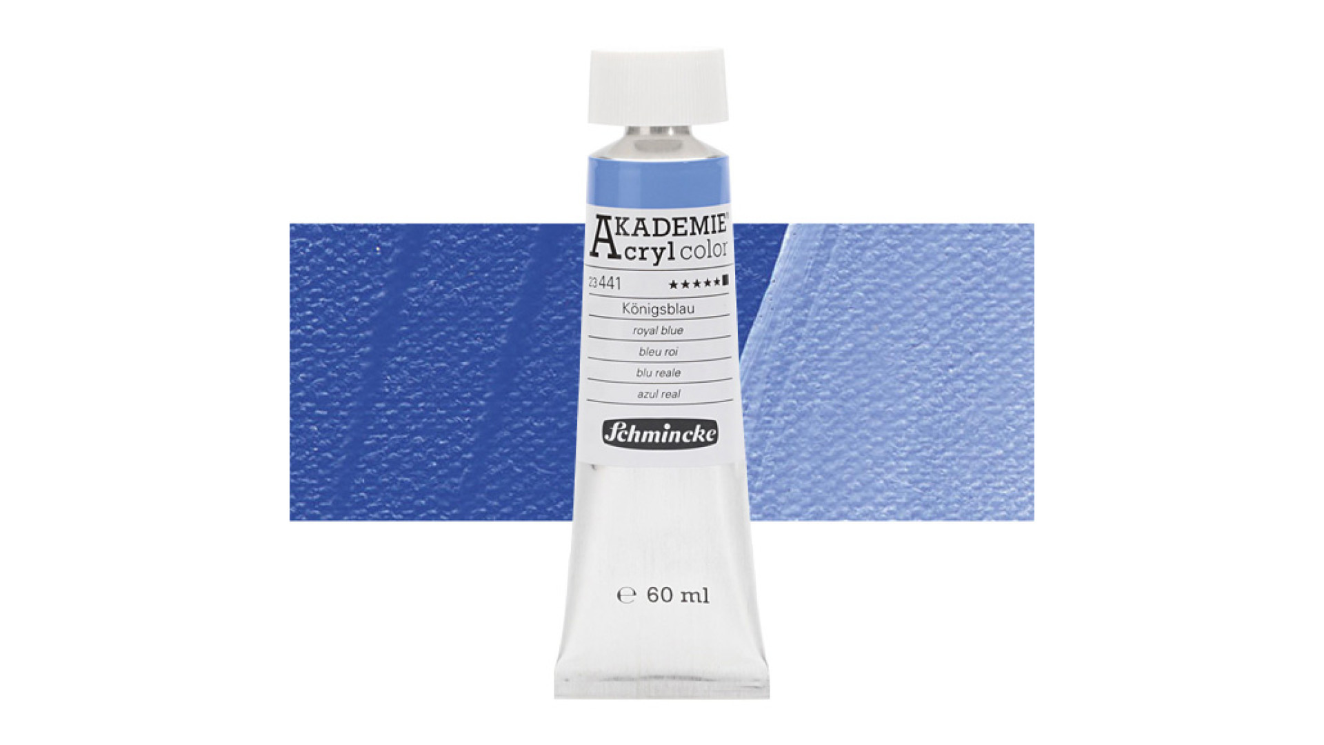 Farba akrylowa Schmincke Akademie royal blue 60 ml. 441