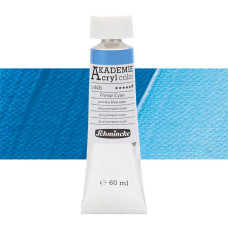 Farba akrylowa Schmincke Akademie podstawowy niebieski cyjan 60 ml. 446