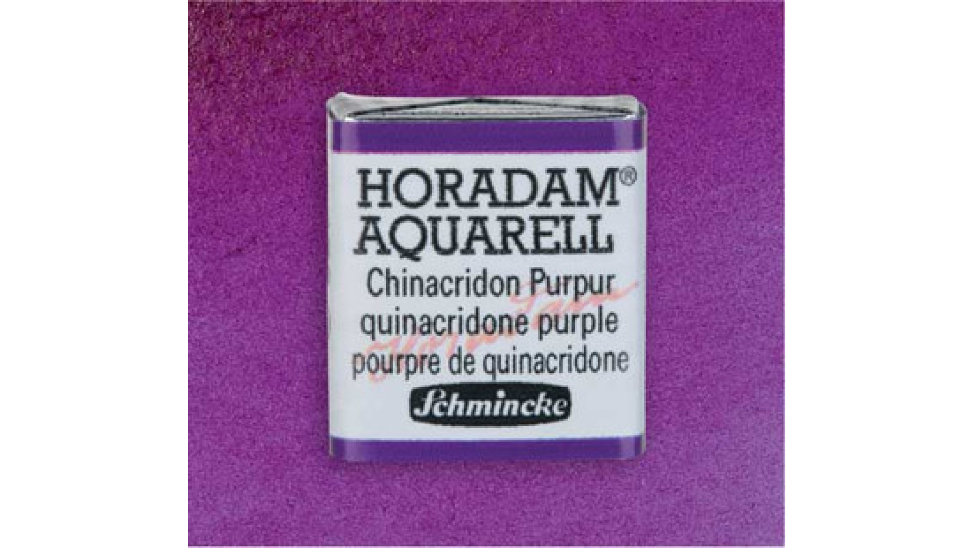 Watercolour paint Schmincke Horadam Aquarell quinacridone purple 472