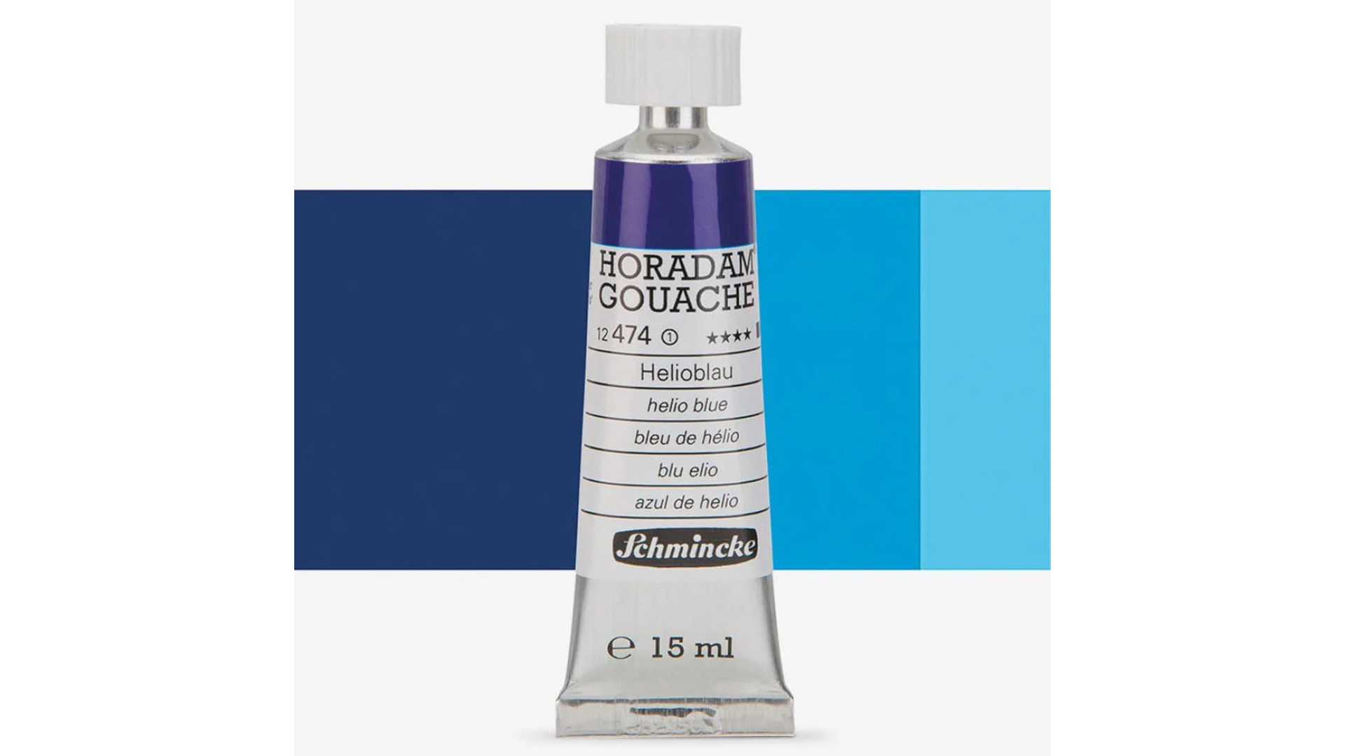 Gouache Schmincke Horadam helio blue 15 ml. 474