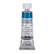 Watercolour paint Schmincke Horadam Aquarell helio turquoise 15 ml. 475