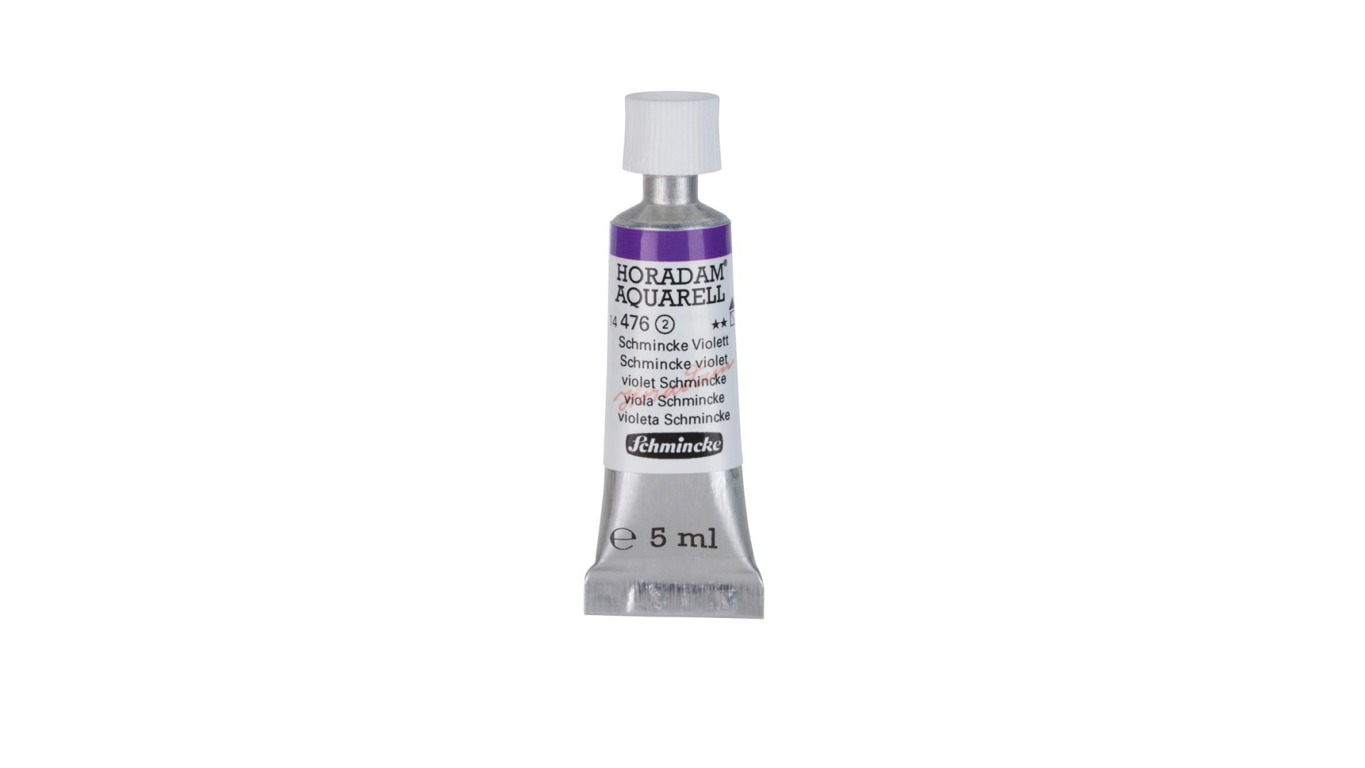 Watercolour paint Schmincke Horadam Aquarell Schmincke violet 5 ml. 476