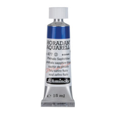 Watercolour paint Schmincke Horadam Aquarell phthalo sapphire blue 15 ml. 477