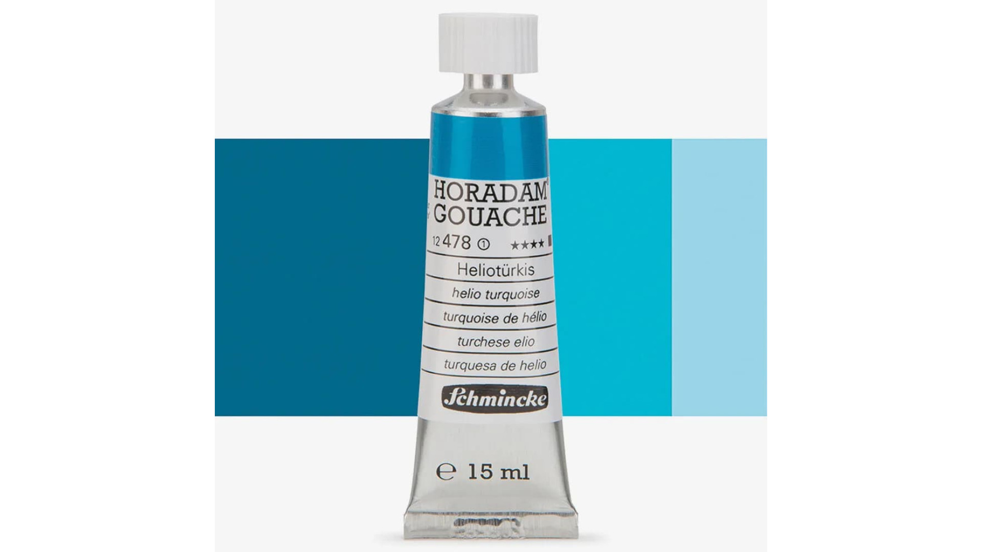 Gouache Schmincke Horadam helio turquoise 15 ml. 478