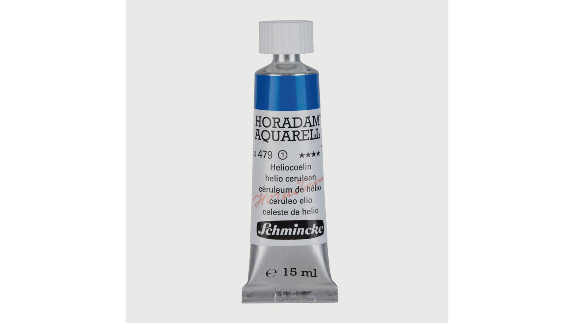 Watercolour paint Schmincke Horadam Aquarell helio cerulean 15 ml. 479