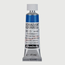 Watercolour paint Schmincke Horadam Aquarell cerulean blue hue 15 ml. 481