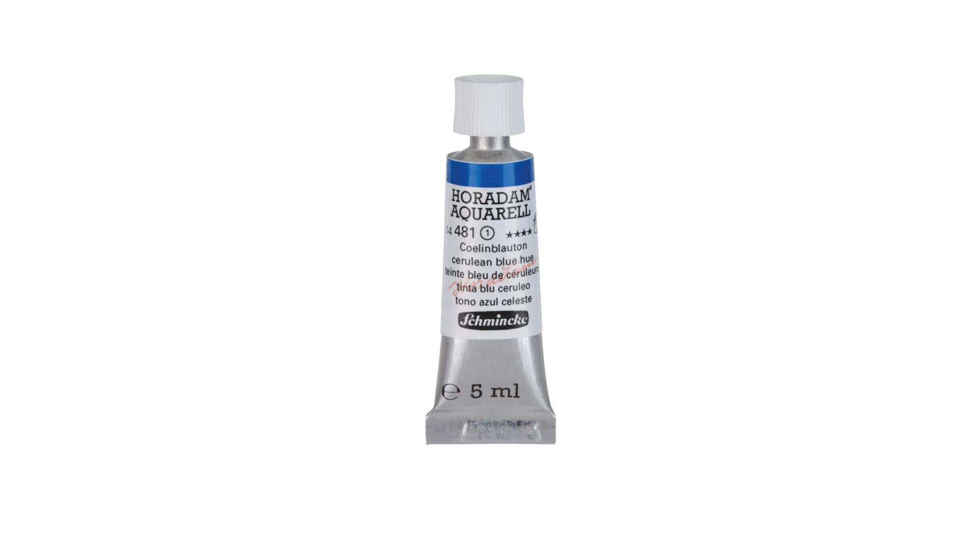 Watercolour paint Schmincke Horadam Aquarell cerulean blue hue 5 ml. 481