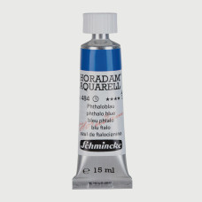 Watercolour paint Schmincke Horadam Aquarell phthalo blue 15 ml. 484