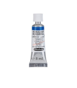 Watercolour paint Schmincke Horadam Aquarell phthalo blue 5 ml. 484