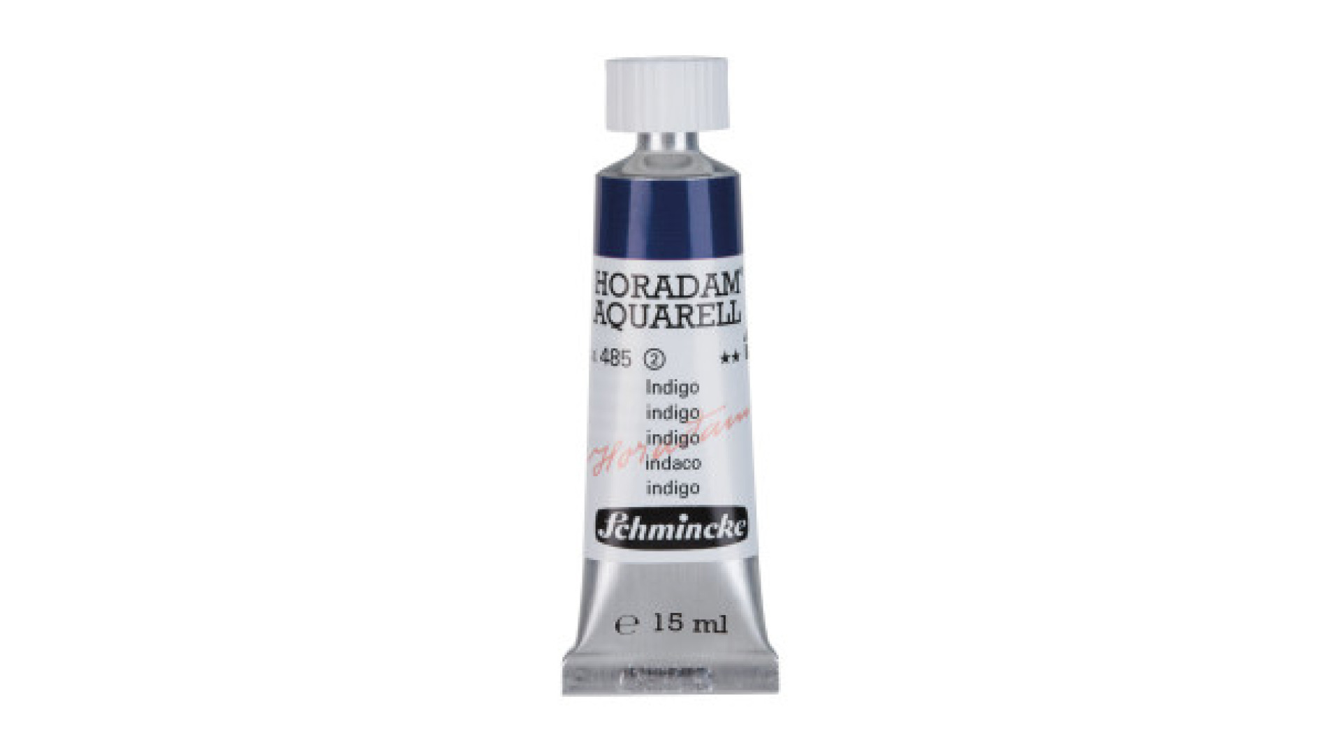 Watercolour paint Schmincke Horadam Aquarell indigo 15 ml. 485