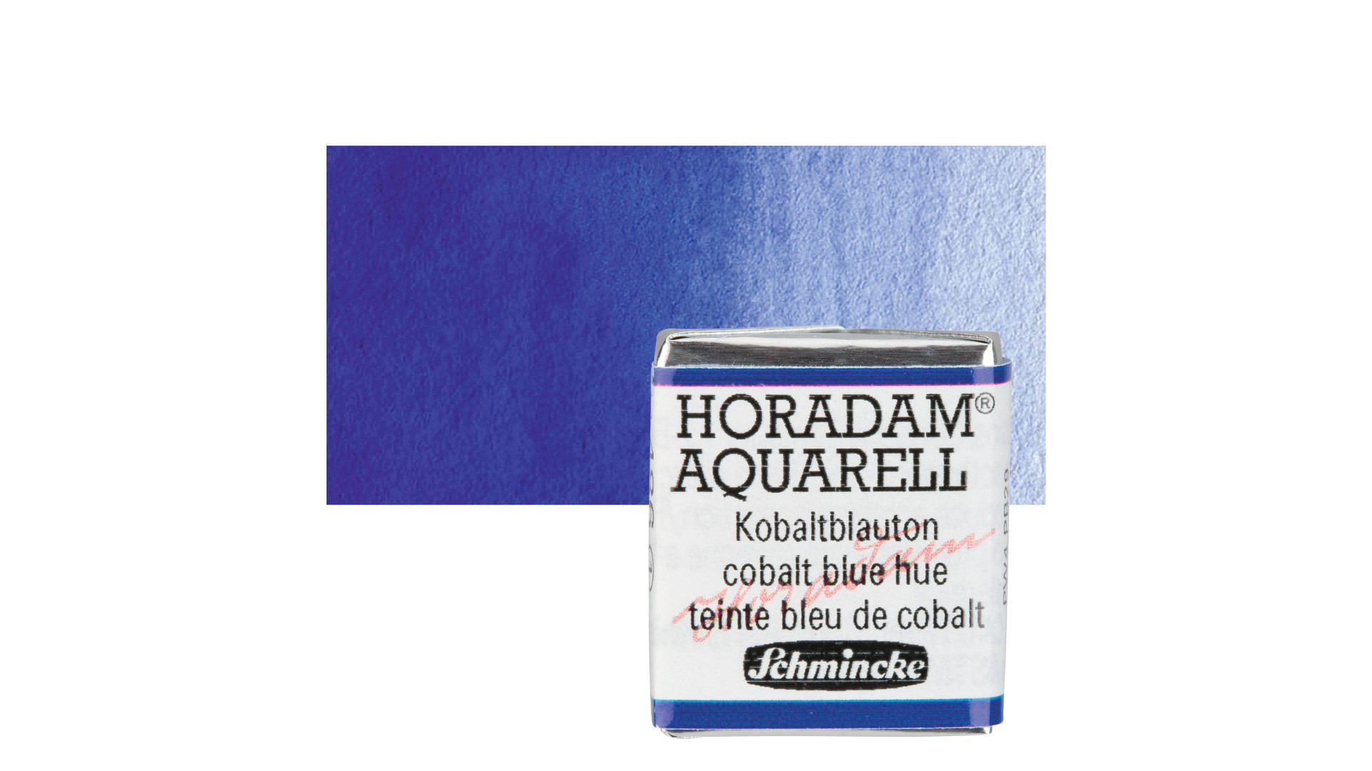 Watercolour paint Schmincke Horadam Aquarell cobalt blue hue 486