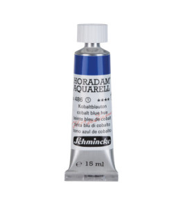 Watercolour paint Schmincke Horadam Aquarell cobalt blue hue 15 ml. 486