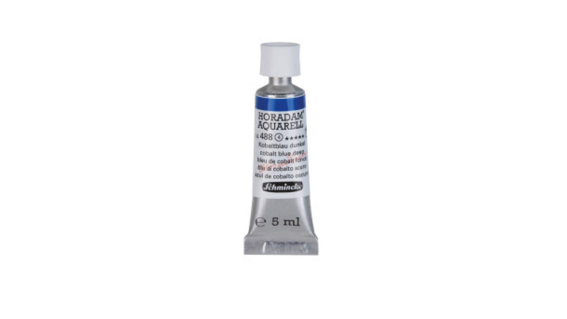 Watercolour paint Schmincke Horadam Aquarell cobalt blue deep 5 ml. 488