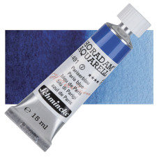 Watercolour paint Schmincke Horadam Aquarell Paris blue 15 ml. 491