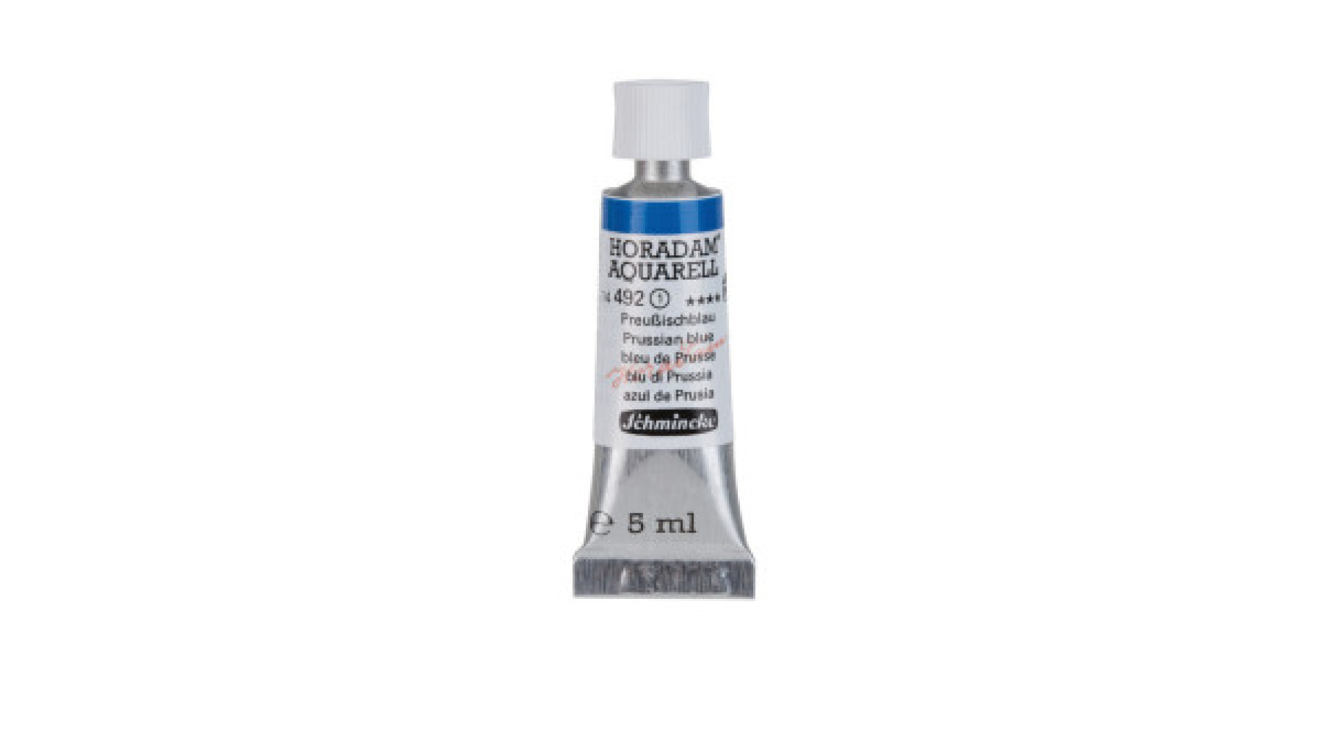 Watercolour paint Schmincke Horadam Aquarell Prussian blue 5 ml. 492