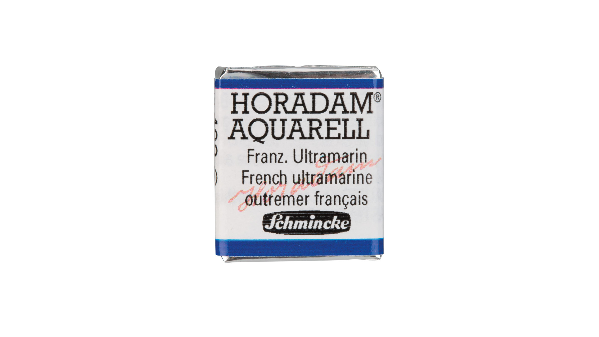 Watercolour paint Schmincke Horadam Aquarell French ultramarine 493