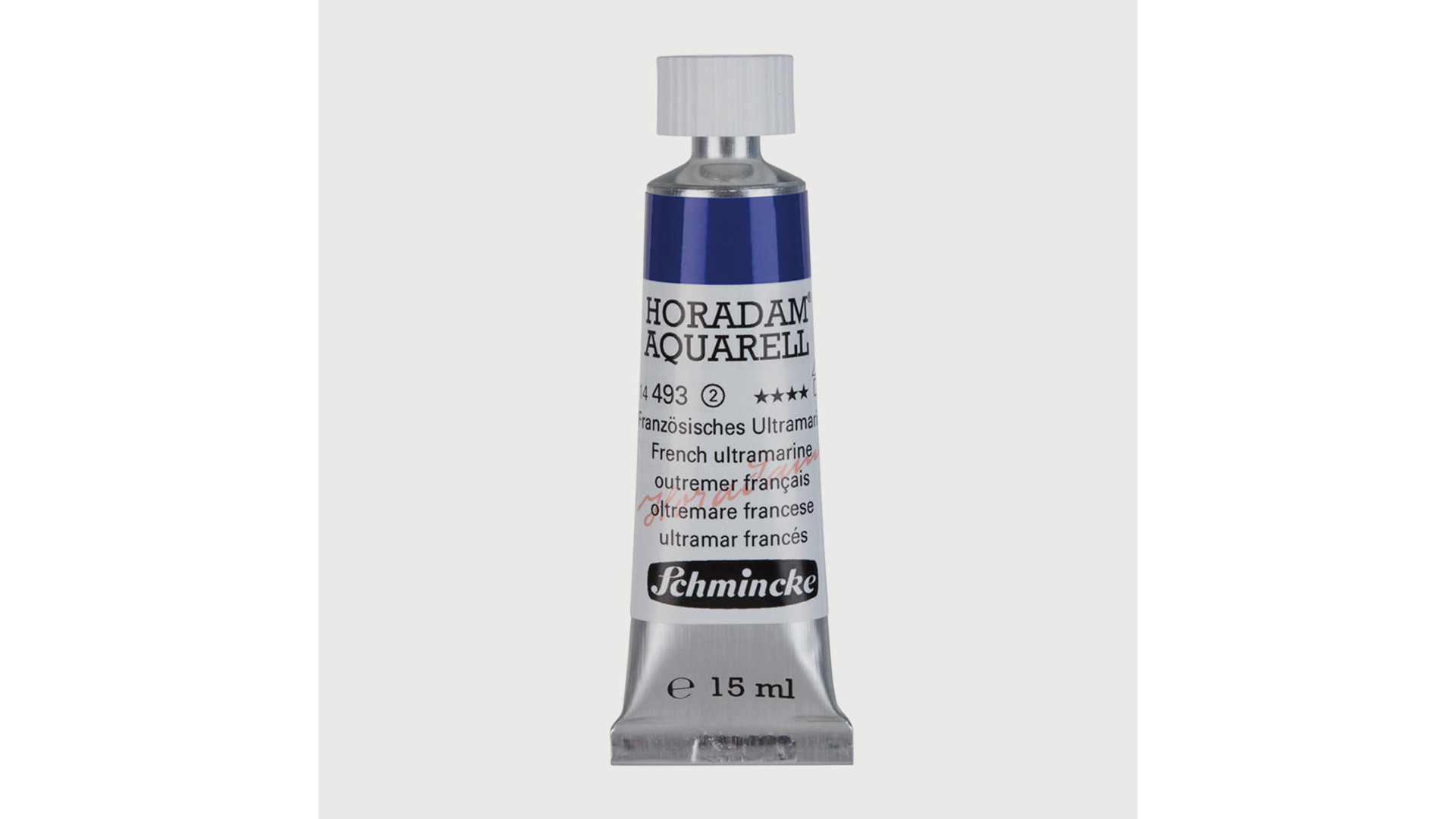 Watercolour paint Schmincke Horadam Aquarell French ultramarine 15 ml. 493