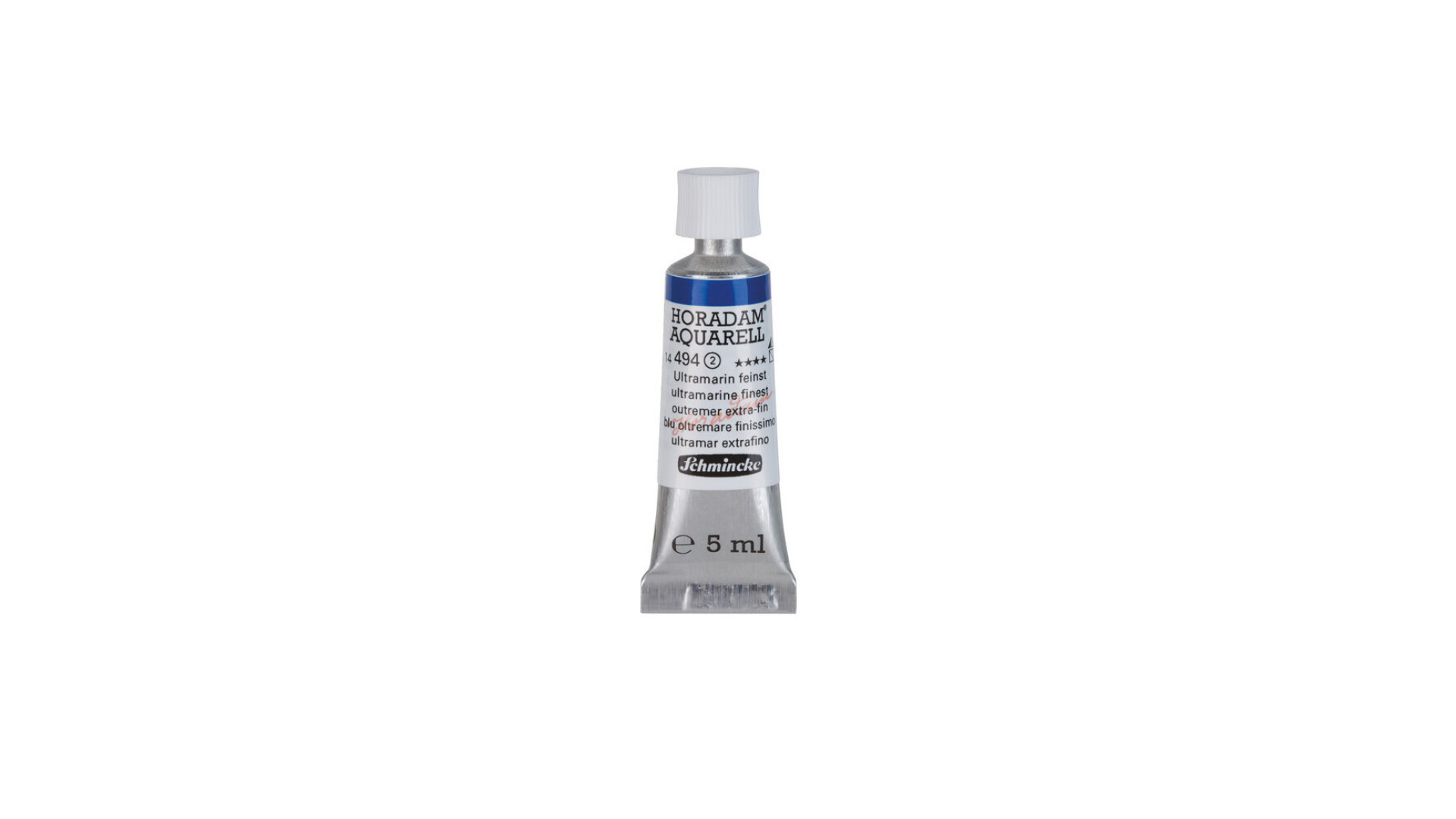 Watercolour paint Schmincke Horadam Aquarell ultramarine finest 5 ml. 494