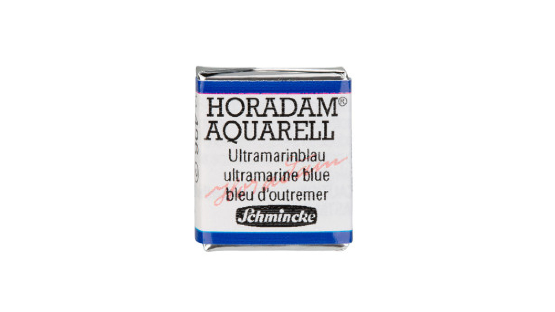 Watercolour paint Schmincke Horadam Aquarell ultramarine blue 496