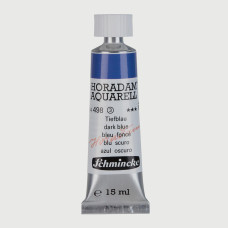 Watercolour paint Schmincke Horadam Aquarell dark blue 15 ml. 498