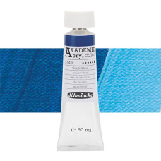 Farba akrylowa Schmincke Akademie błękit cyjanowy 60 ml. 449