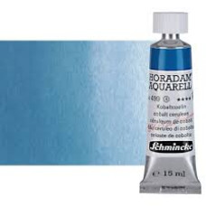 Watercolour paint Schmincke Horadam Aquarell cobalt cerulean 15 ml. 499